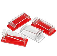 Органайзер кліпса фіксатор кабелю тримач для дроту прозорий, розмір L