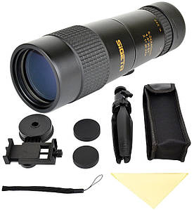 Sigeta Haunt 8-24x40 | Монокуляр з змінною кратністю, адаптером для смартфону та штативом для спостережень на великій відстані