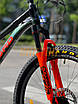 Велосипед підлітковий спортивний 24" Corso Kord KD-63075 чорно-червоний на зріст 120-135 см, фото 5