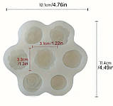 Силіконовий молд  Трояндочки асорті з 7и шт., фото 3