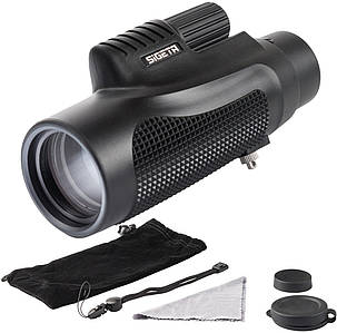 Sigeta Mirage 10x42 WP | Компактний герметичний монокуляр з оптикою BaK-4 для спостережень за природою та спортивними подіями
