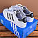 Кросівки кеди Adidas Gazelle білі, фото 6