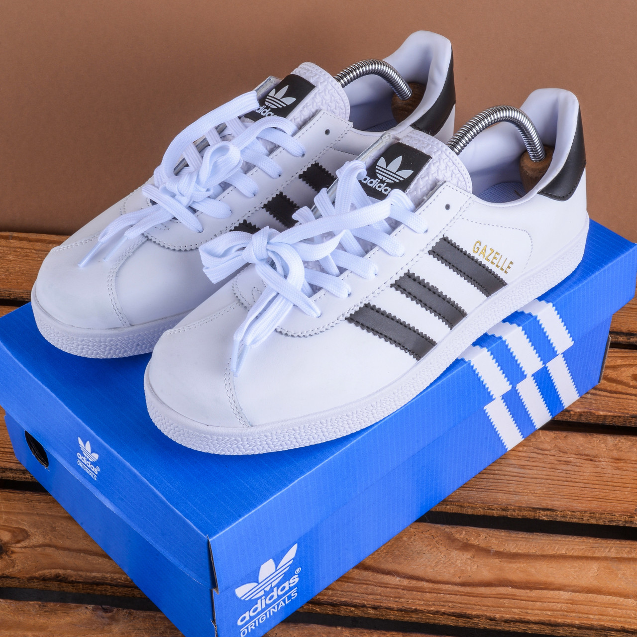 Кросівки кеди Adidas Gazelle білі