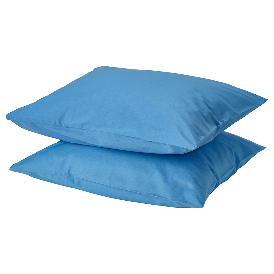 Комплект наволочок IKEA DVALA 50x60 см Сині 2 предмети 005.757.19