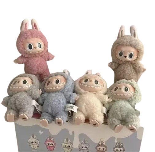 Дитяча м'яка аніме іграшка Labubu The Monsters Exciting Macaron в асортименті