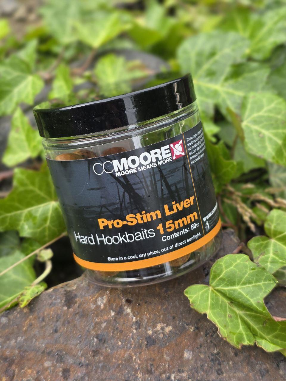 Насадочні бойли CC Moore Pro-Stim Liver Hard Hookbaits 15mm (50шт), фото 1