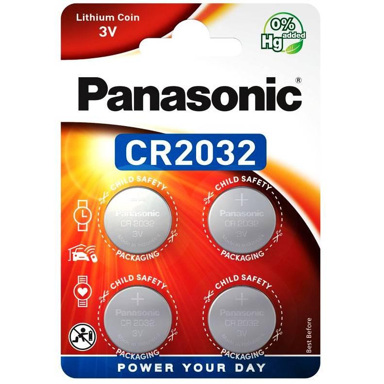 Батарейка Panasonic літієва CR2032 блістер 4 шт (CR-2032EL/4B)