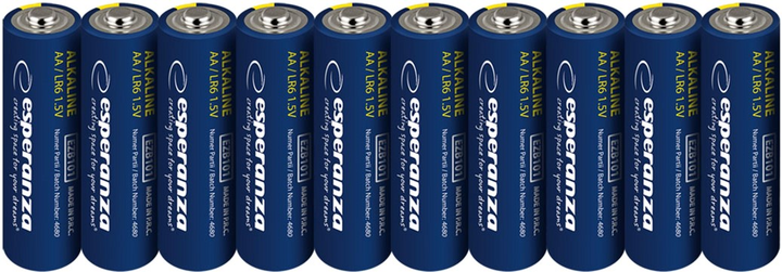 Батарейки Esperanza Batteries Alkaline AA 10 шт., фото 1