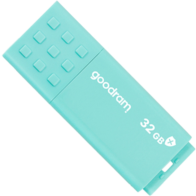 Флеш пам'ять USB Goodram UME3 Care 32GB USB 3.2 Gen1 Green (UME3-0320CRR11)