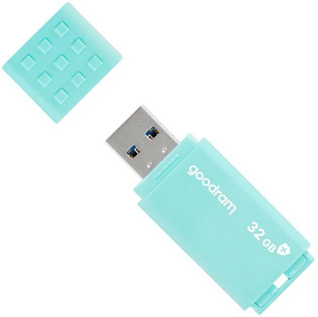 Флеш пам'ять USB Goodram UME3 Care 32GB USB 3.2 Gen1 Green (UME3-0320CRR11)