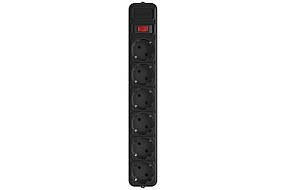 Мережевий фільтр Gembird SPG6-G-15B 4.5 м 6 розеток (Black)