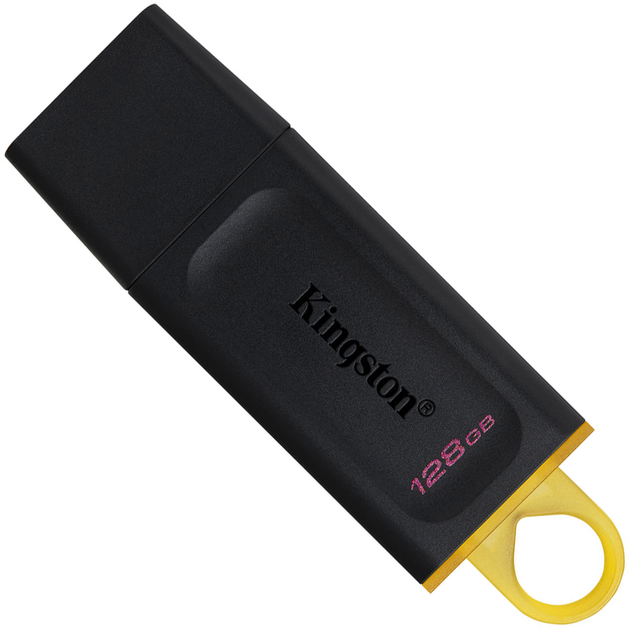 Флеш пам'ять USB Kingston DataTraveler Exodia 128GB USB 3.2 Gen1 Black/Yellow (DTX/128GB)