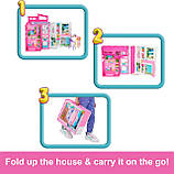 Будиночок для Барбі переносний, будинок 4 зони Barbie Doll House Playset Getaway House, Mattel, фото 4