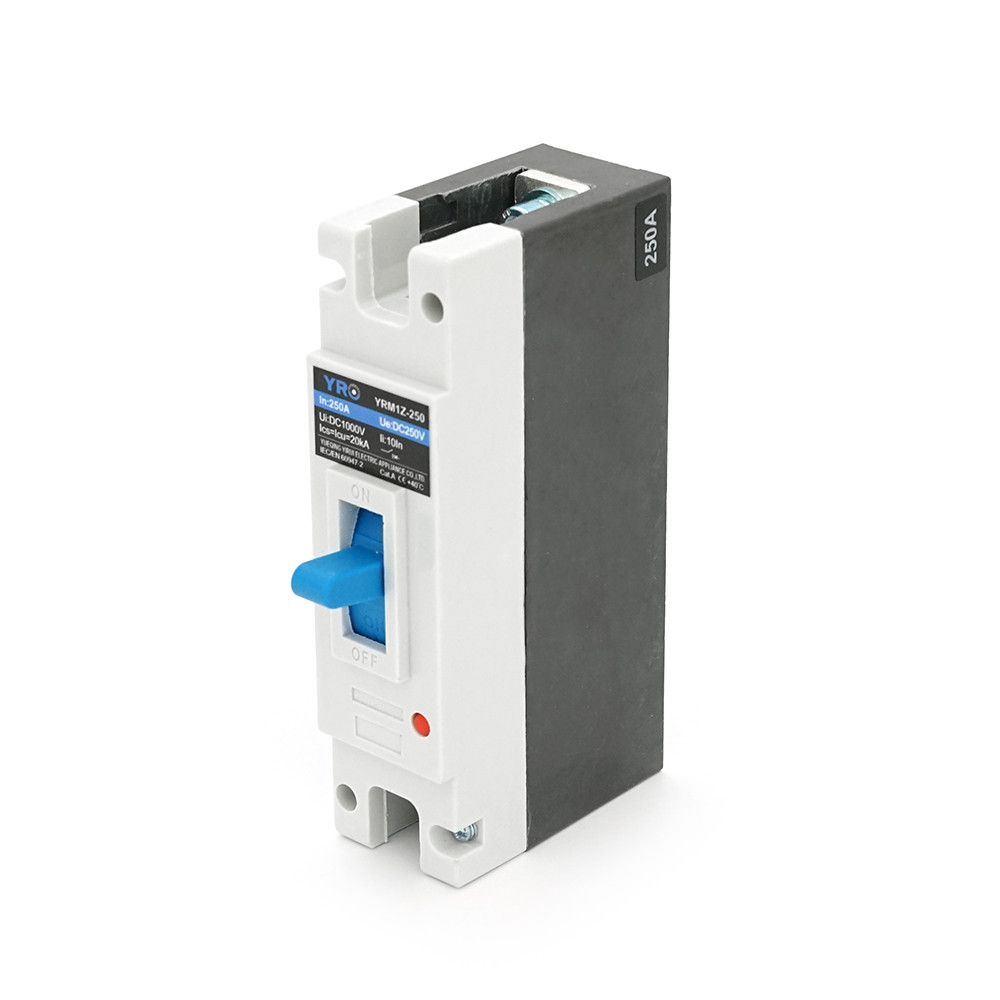 Однополюсний автомат постійного струму YRM1Z-250 DC MCCB 1P 250A 250VDC, 2 штуки в упаковці, ціна за 1 штуку, фото 1