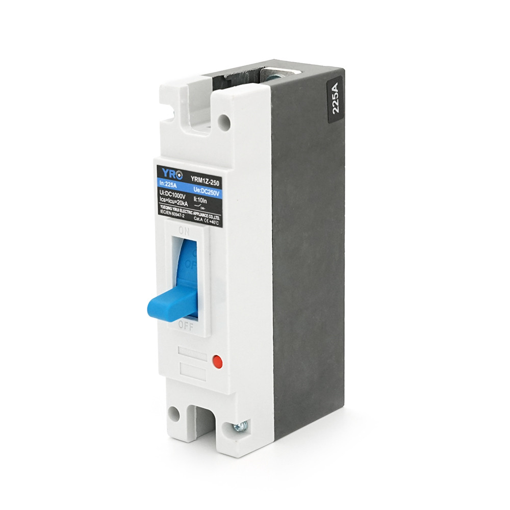 Однополюсний автомат постійного струму YRM1Z-250 DC MCCB 1P 225A 250VDC, 2 штуки в упаковці, ціна за 1 штуку, фото 1
