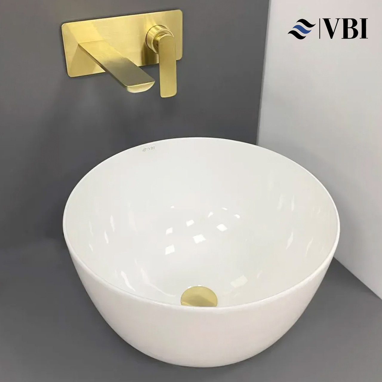 Умывальник (раковина) VBI LERICI WHITE накладной, фото 1