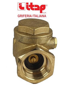 Клапан зворотний 1" пелюстковий Itap Італія, фото 3