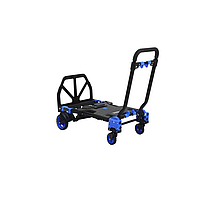 Візок складний Kraft&Dele KD3094 вантажний 2 в 1 до 150 кг з колесами, фото 4