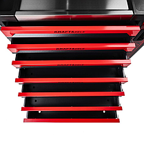 Металева шафа інструментальна Kraft&Dele KD1078 із замком і ключами, фото 4