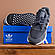 Кросівки Adidas Iniki замшеві сірі, фото 4