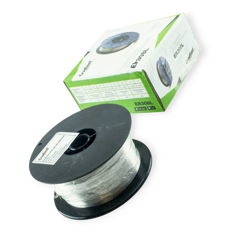 Дріт (1 кг) 0,8 мм нержавіюча сталь (ER308L)