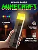Світлодіодний нічник Minecraft факел Смолоскип Майнкрафт на акумуляторі LED RGB, фото 3