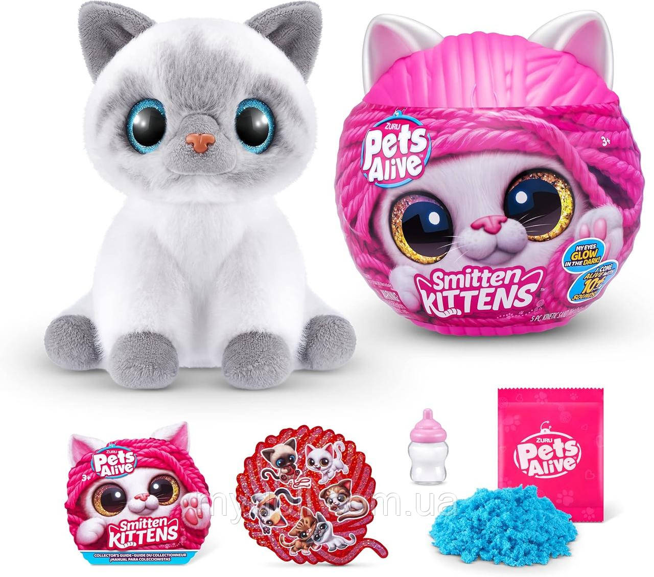 Петс Елайв Грайливі кошенята Бірманська кішка Бонні Pets Alive Smitten Kittens Surprise Birman Cat Bonnie Оригінал