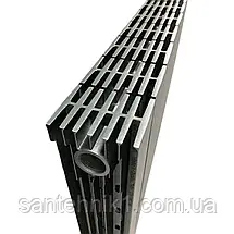 Біметалевий радіатор ASG 500х100 GRAPHITE (збирання по 10 секцій), фото 3