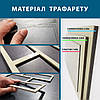 Набір трафаретів для штукатурки, багаторазовий, пластиковий Тропічні гілки (900х1030), фото 9