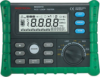 MS5910 Mastech Мультиметр / вольтметр Вимірювання частоти: 45Hz~65Hz.Швидке/низьке тестування 10,30,100,500 мА