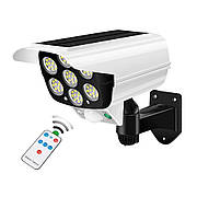 Вуличний накладний світильник Jianlips JLP2178 Сонячна батарея Ліхтар прожектор з пультом Білий/Чорний