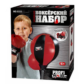 Дитячий боксерський набір підлоговий з рукавичками