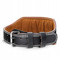 Пояс для важкої атлетики 4FIZJO шкіряний Size L Black (P-5905973404310), фото 3