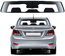 Заднє скло Hyundai Solaris 2011-2016