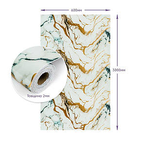 Самоклеюча стінова PET плитка у рулоні 600*3000*2mm (D) SW-00002634
