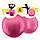 М'яч для фітнесу (арахіс) 4FIZJO Air Ball Peanut 45 x 90 см Anti-Burst Pink (P-5907739318565), фото 3