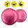 М'яч для фітнесу (арахіс) 4FIZJO Air Ball Peanut 45 x 90 см Anti-Burst Pink (P-5907739318565), фото 11