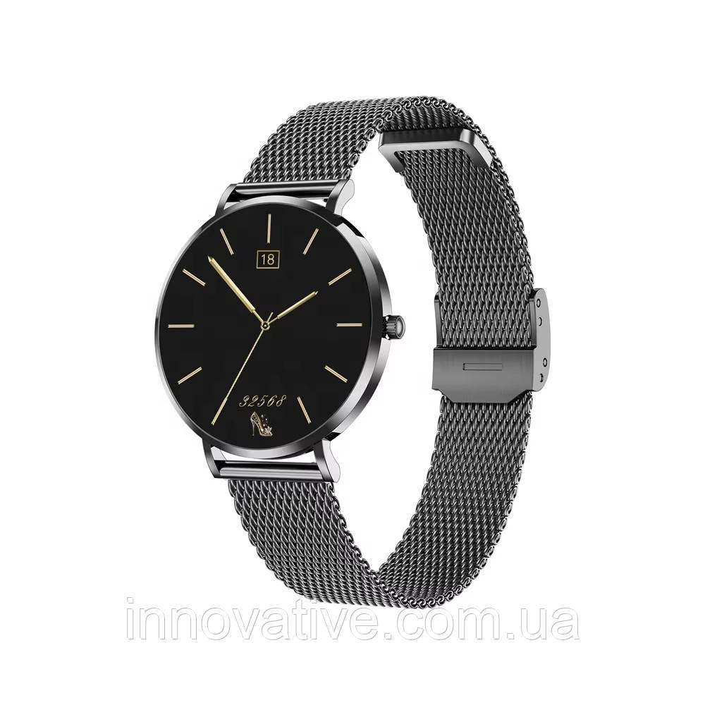 Розумний годинник Lemfo T8 Ultra з AMOLED дисплеєм та мікрофоном (Чорний), фото 1