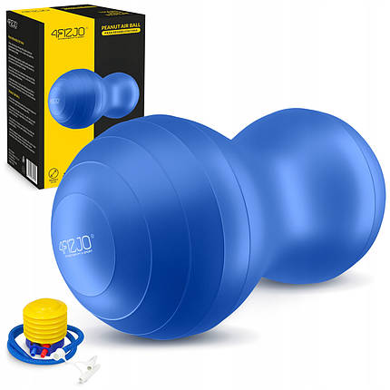 М'яч для фітнесу (арахіс) 4FIZJO Air Ball Peanut 45 x 90 см Anti-Burst 4FJ0283 Poland, фото 1