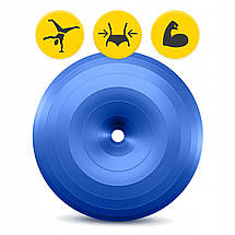 М'яч для фітнесу (пончик) 4FIZJO Air Ball Donut 50 x 27 см Anti-Burst 4FJ0284 Poland, фото 4