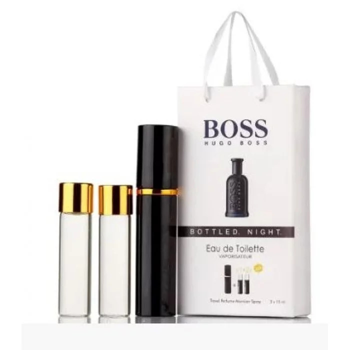 Hugo Boss Bottled Night edt 3x15ml - Trio Bag