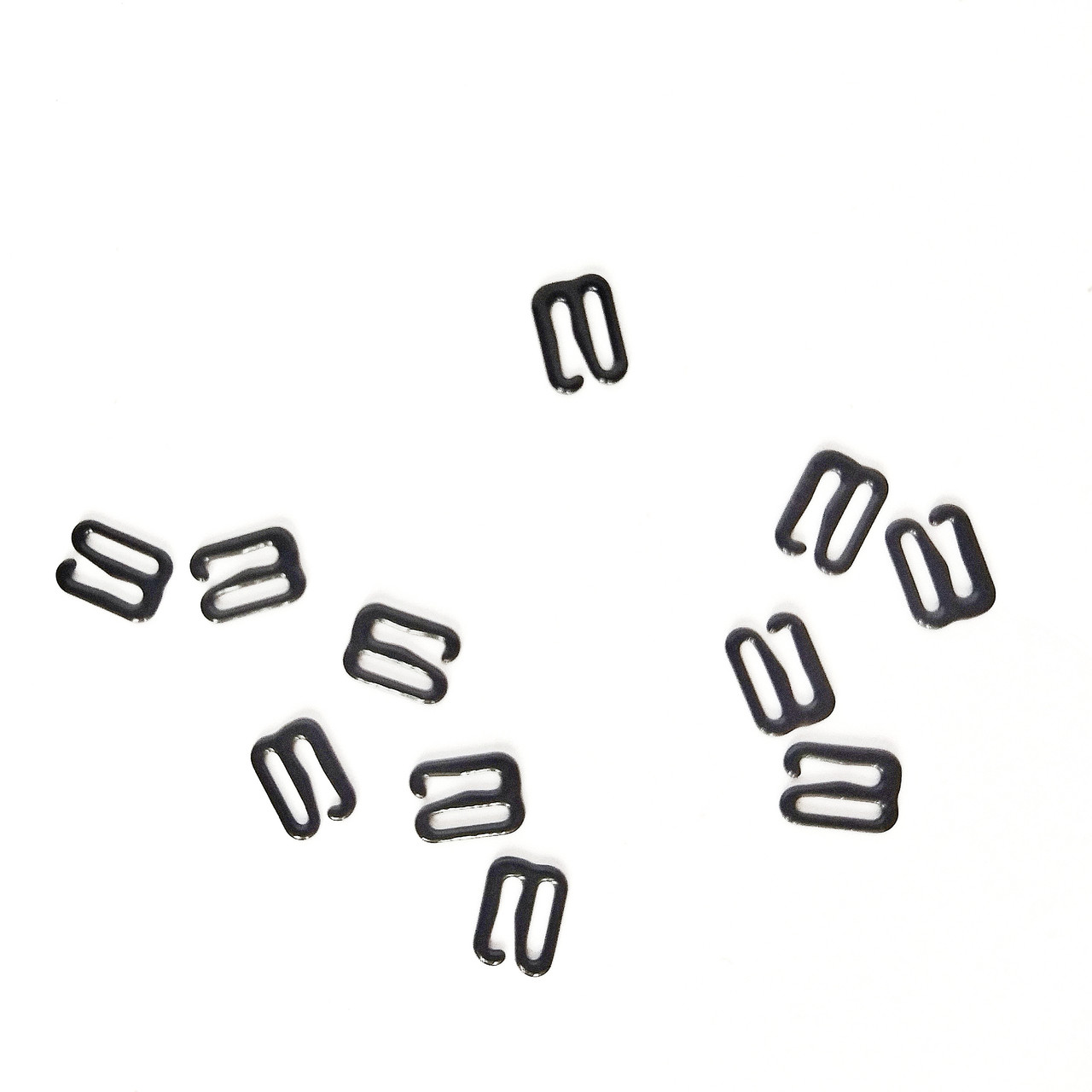 Регулятор металевий Гачок 1 см чорний, фото 1