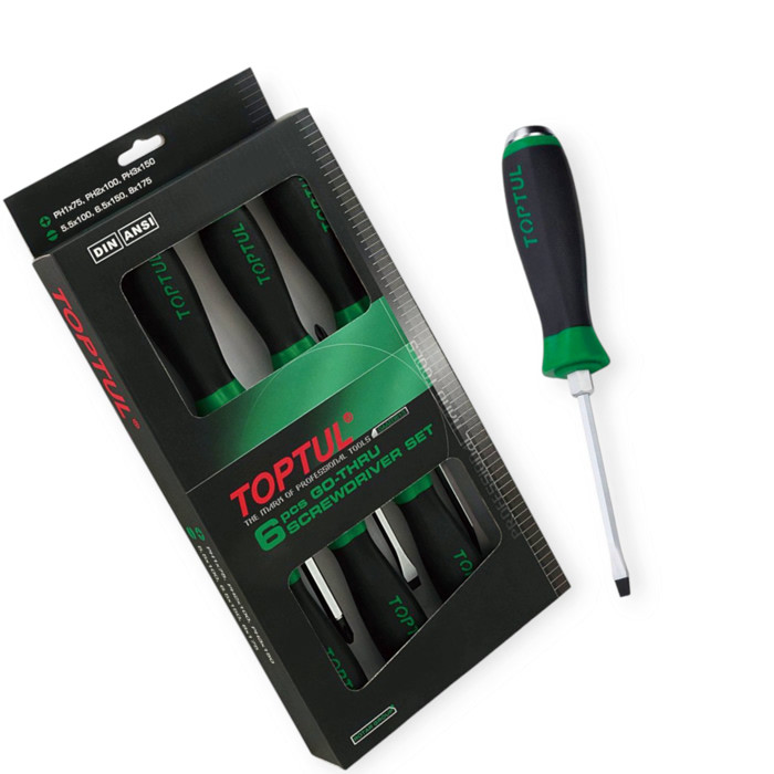 Набір ударних 6 шт під ключ SL5.5,6.5,8 PH1,2,3 викруток