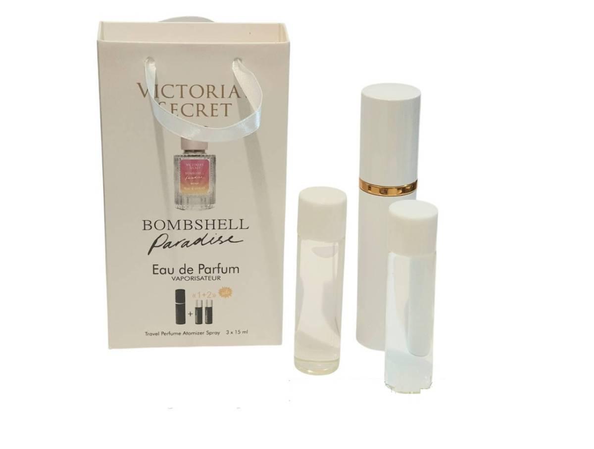 Жіночі парфуми Victorias Secret Bombshell Paradise 3x15ml — Trio Bag