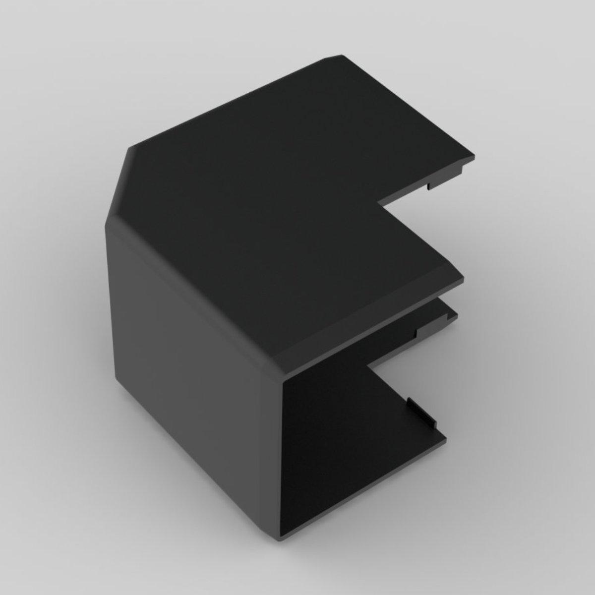 Зовнішній кут LHD 40X40, білий, безгалогенний, термостійкий -20 до 60°C