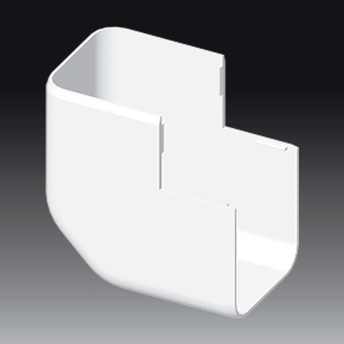 Зовнішній кут EKE 60x60, білий PVC, термостійкий -5 до 60 °C