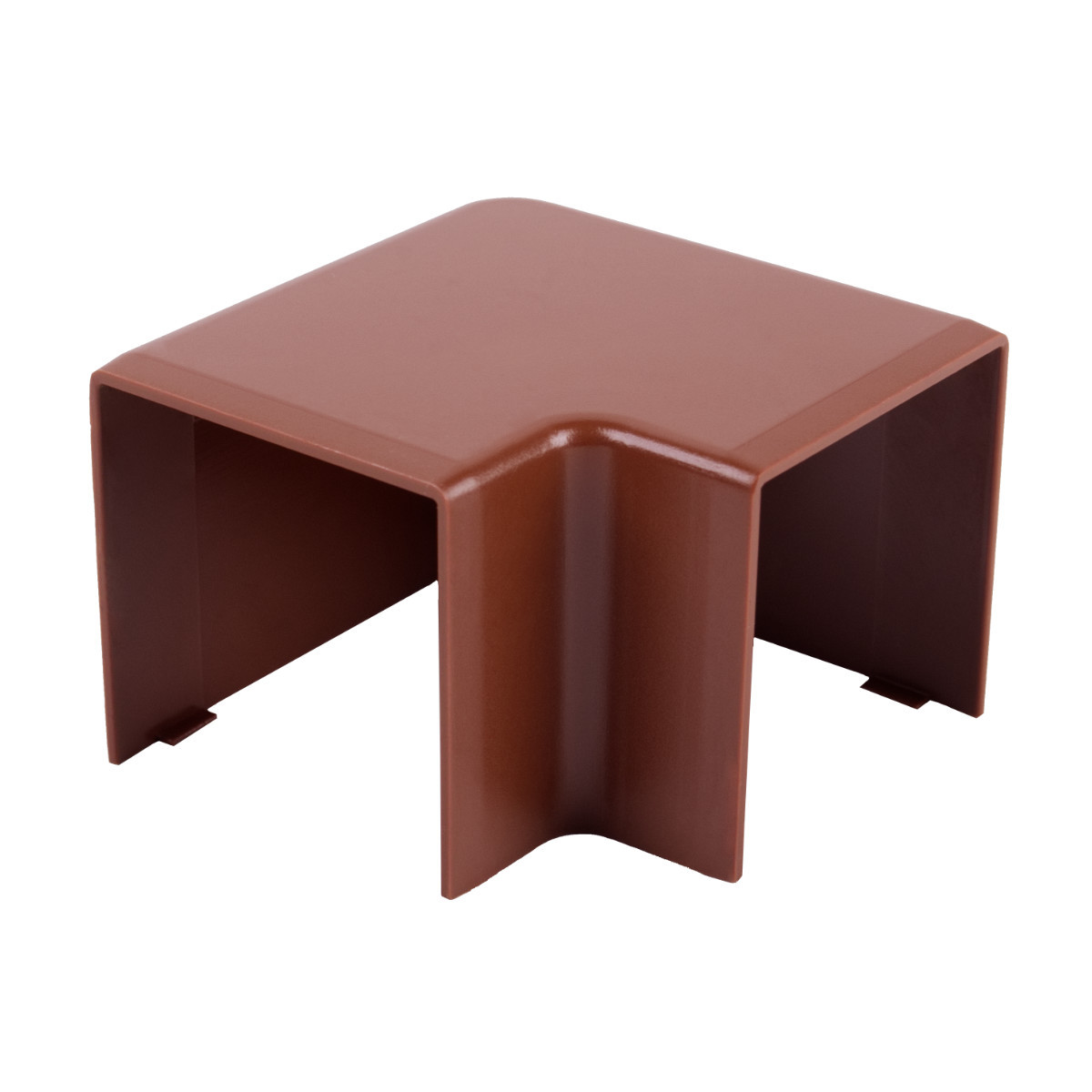 Кут плоский LHD 40X40 темне дерево, термостійкий PVC, для прокладки