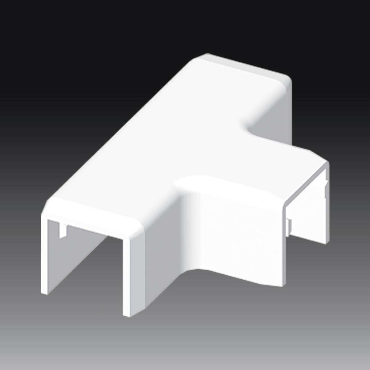 Трійник LHD 17X17 PVC білий для прокладки, термостійкість -5 до 60 °C