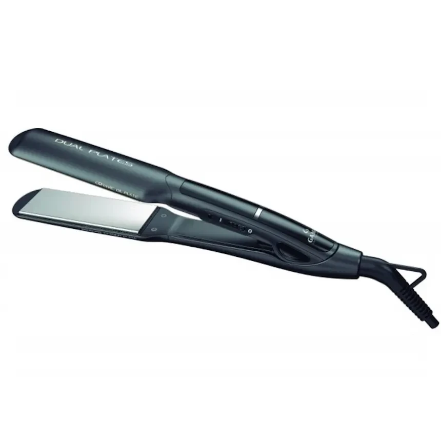 Випрямляч для волосся Ga.Ma X-Wide Dual Plates GI3034 – ультраширокі титаново-керамічні пластини 40×100 мм, температура до 230°C, фото 1