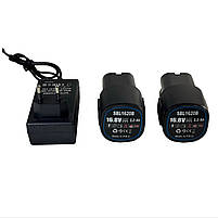 Шуруповерт акумуляторний безщітковий Sakuma BLUE CDC4516B SET з АКБ 16,8 В та зарядним пристроєм, фото 2